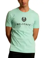 Belstaff Signature T-Shirt Retro Cotton Phoenix Logo Tee Regular Shirt 3XL