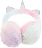 [SOESFOUFU] Unicorn Boys and Girls Winter Warm Ear Cover Fluffy Plush Earmuff for Girls
