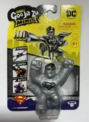 Heroes Of Goo Jit Zu Minis DC Rare HTF Silver Superman Hero Pack Figure - New