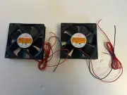 DC Brushless Fan Motor Computer Fan 12V 1.334A Ice Heater Fan 2 Pack 120mm