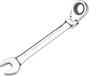 16mm Metric Flex-Head Ratchet Wrench,Box End Head 72-Tooth Ratcheting Combination Wrench Spanner