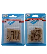 Mini Wooden Clothing Clip Small Plastic Spring Clamps for Socks/T-shirts