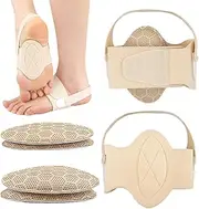 Esncddym Arch Supports for Flat Feet,Arch Foot Support | Non-Slip Arch Support, Adjustable and Detachable Pads for Flat Feet High and Fallen Arch