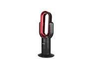 Spector Bladeless Fan 2-in-1 Cooler Heater Black Red