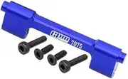 Aluminium 7075 Center Top Crossbar for Losi 1/18 Mini LMT 4X4 Brushed Monster Truck RTR-LOS01026 Upgrade Parts - Blue