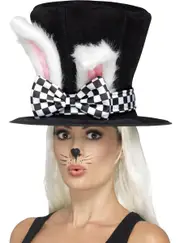 March Hare Womens Alice In Wonderland Costume Top Hat