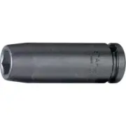 Stahlwille 23020017 51IMP 1/2" Extra Deep Impact Socket, 17 mm