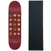 Real Skateboard Deck Ishod Jeweler Twin Tail 8" x 31.5" with Grip
