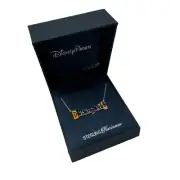 Disney Parks Exclusive Crislu Disneyland Marquee Necklace - Silver