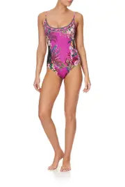 SCOOP NECK ONE PIECE JUNGLE LANGUAGE