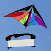 100m Flying Kite Line String with Shape Winder Handle Board Outdoor Kite Tools
