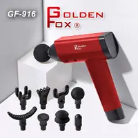 在飛比找誠品線上優惠-【Golden Fox】震動按摩槍 GF-916-R (紅)