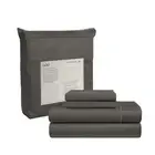 Lane Linen Black Sheets King Size Set - 4 PCs, 600 TC King Size Sheets Set - ...