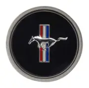 1968 Mustang; Tri-Bar And Running Horse Center Horn Cap Emblem