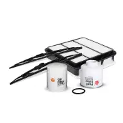 Sakura Front Wiper Blades & Filter Service Kit for Mitsubishi Challenger PB 2.5L