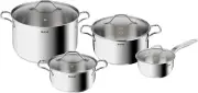 Tefal Intuition 8 pc Cookware Set Nonstick Saucepan and Pot Induction Compatible