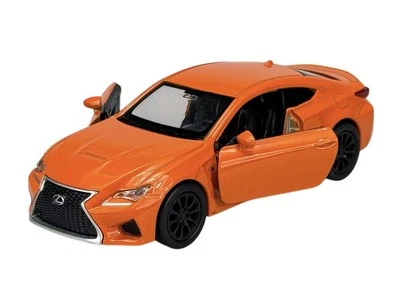 WELLY LEXUS RC F ORANGE 1:34 DIE CAST METAL MODEL NEW IN BOX 44050