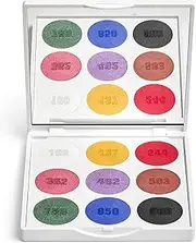 3INA MAKEUP - Vegan - The Colour Palette - Iconic Numbers - Multicoloured - Eyeshadow Palette with Mirror - 9 Intensive Colours - Highly Pigmented - Matte and Metallic Finish - Cruelty Free
