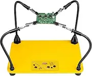 Demao Helping Hands Soldering Station, Third Hand Soldering Tool, Soldering Stand with Magnetic Metal Arms Flexible, Soldering Holder for Electronic Repair Jewelry Crafts Workshop