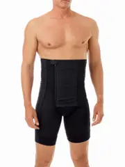 Underworks Mens Body Shaper - 968 Black 3X