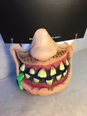Drooling Grin Rare Prototype Latex Half Mask Morbid Enterprises