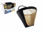 GoldTone Reusable #4 Cone Coffee Filter for KRUPS Makers Replacement F04942