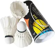 Shuttlecocks for Badminton - High Speed Shuttlecocks Balls for Backyard | Lightweight Shuttle Cocks Duck Feather Sports Accessories for Outdoor, Activities & Backyards