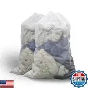2 Pack Large Mesh Laundry Bag, Heavy Duty Mesh Laundry Bags Drawstring Lockab