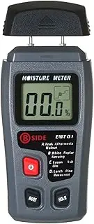 Wood Test Meter 4 Modes Portable Hygrometer Pin Type Timber H dity Instrument Handheld Water Leak Detector Display Grey with 9V Battery
