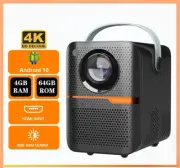 Android Smart Mini Projector 4K with WIFI Bluetooth 1080P Home Movie Theater New