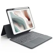 Rugged Keyboard Case for iPad 9th 2022/8th/7th Generation, Magnetic