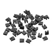 50pcs 2.54mm Pin Header Jumper Cap Short Circuit Connection Cap Black