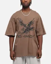 [ED HARDY] Ed Hardy Eagle T-shirt Brown - Size XS XS Brown