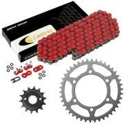 Red O-Ring Drive Chain & Sprockets for Kawasaki Ex300 Ninja 300 Abs Se 2013-16