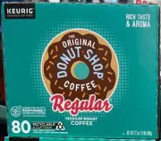 The Original Donut Shop Coffee K-Cup Pod, 80-count 1 Box