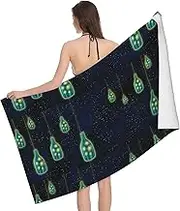 JBYJBX Beautiful Bottle of Under The Night Sky Print Beach Towel Quick Dry Sandproof Microfiber Beach Bath Towel for Travel Pool Camping