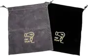 Multi-functional Drawstring Hair Dryer Pouch Home Storage Bag for Hair Dryer Accessories
