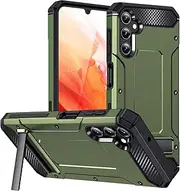 [YBROY] Case for Samsung Galaxy Z Fold5 5G, Soft TPU + Hard PC, Full Body Rugged Shockproof Case, Stand Function, Anti-Scratch Cover for Samsung Galaxy Z Fold5 5G.(Green)