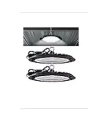 UFO LED High Bay Light, Lighting for Warehouse, 4500K Crisp White, 150W, 21000