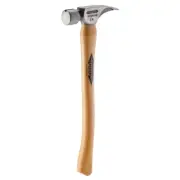14 Oz. Titanium Smooth Face Hammer With 18 In. Curved Hickory Handle