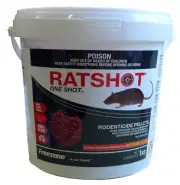 iO Ratshot Red QuickShot GRAIN Rat Mouse Rodent Bait 2 kg