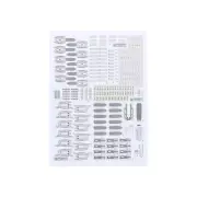 Unassembled 1/400 Husky Transport Ship Fleet Sicily Landing Paper Model