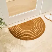 Embossed Semi Circle Door Mat