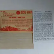 Champ Decals HO Scale: Yellow 1/2" HO Scale Size &/or 1/4" O Scale Size Stripes
