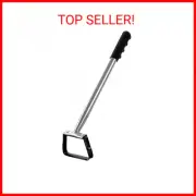 Mini Action Hoe for Weeding Stirrup Hoe Tools for Garden Hula-Ho w/ 14- Inch Scu