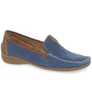 Gabor California Sporty Womens Moccasins Jeans Suede/whiskey Uk 7