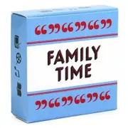 The Mini Size "FAMILY TIME "Card Game For Family Gatherings Conversation Cards Game After Dinner Amusements