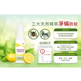 Cindora 馨朵拉 純物理嬰兒防曬乳 30ml*1入+防蚊淨蟎寶 50ml*3入【商城獨家】