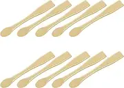 Ipetboom 10pcs Facial Cream Spoons Eye Cream Spoon Split Spoon Practical Cosmetics Dig Scoops Lipstick Spoon Cosmetics Spoons Face Cream Applicator for Makeup Supply