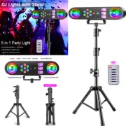 LED Stage Lighting Bar Light Set with Stand DJ Light Magic Ball RGB Party Disco